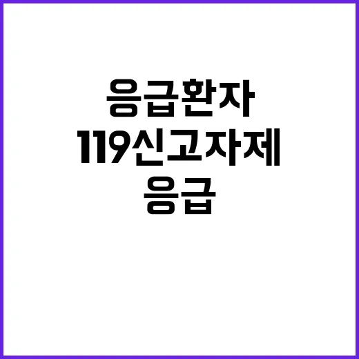 치통 119 신고 …