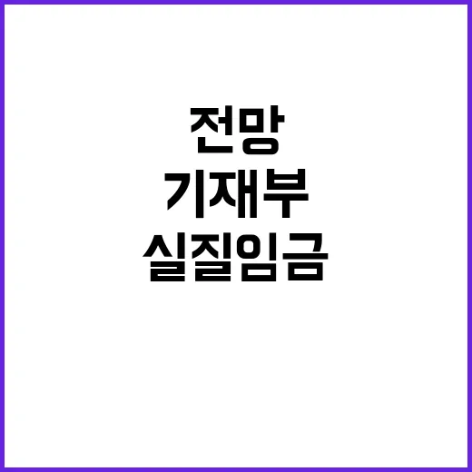 실질임금 증가 기재…