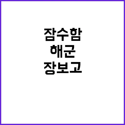 장보고Ⅲ 잠수함 한국 해군의 새로운 미래가 시작된다!