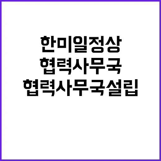 한미일 정상 협력사…