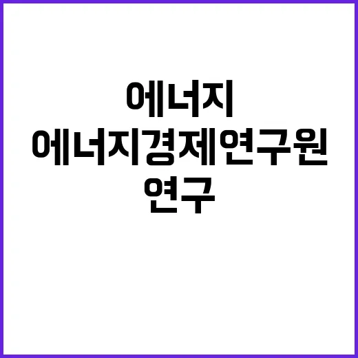 에너지경제연구원 비…