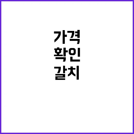 갈치 소비자가격 안정성 해수부의 사실 확인!