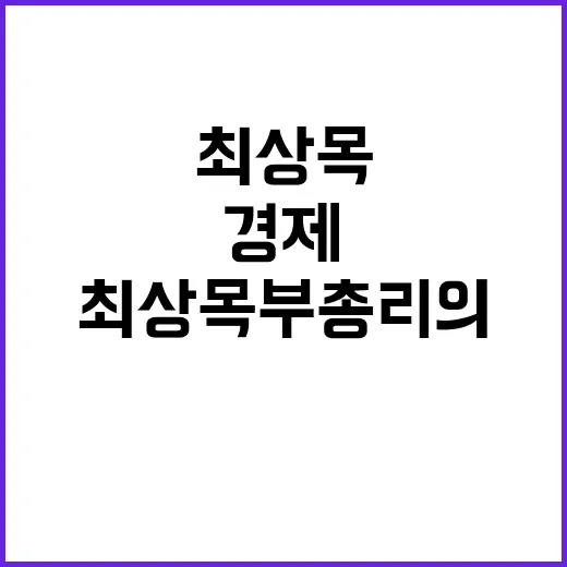 투자 최상목 부총리…