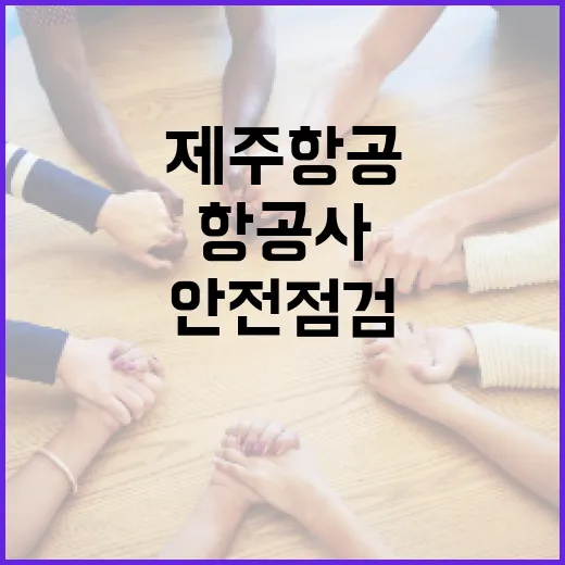 제주항공 사고기 항공사 안전 점검 완료 소식!