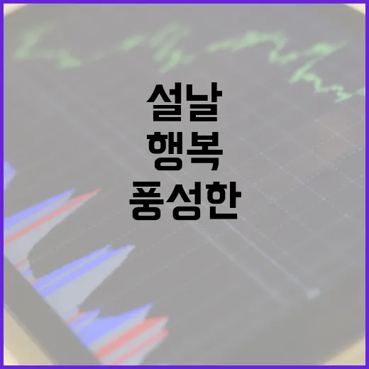 설날 더 풍성한 기쁨과 행복이 온다!