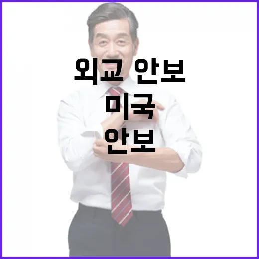 미국 신행정부 경제·외교·안보 협력 강화 시도!