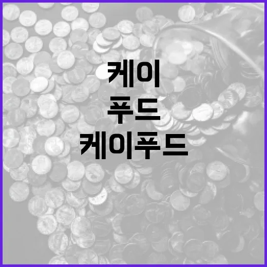 케이푸드 성장세 농식품부 지원 계획 공개!