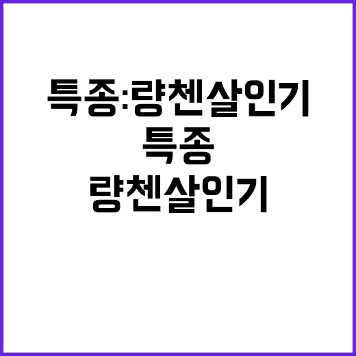 특종 량첸살인기 스…