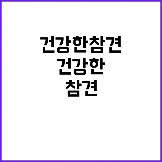 건강한 참견