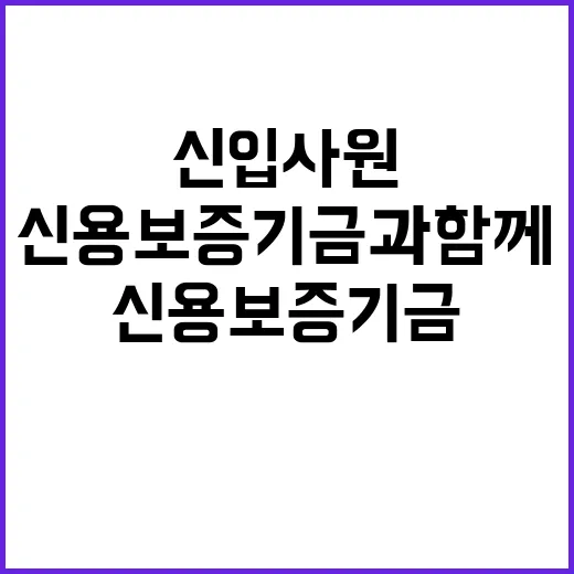 신용보증기금 정규직…