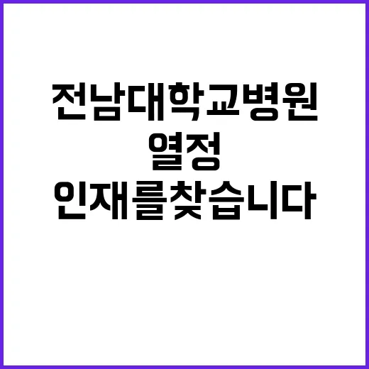 전남대학교병원 정규…