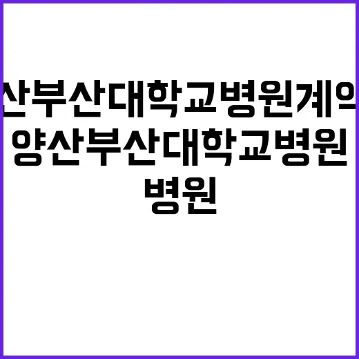 부산대학교병원 비정…