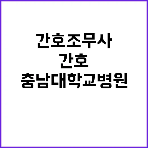 충남대학교병원 비정…