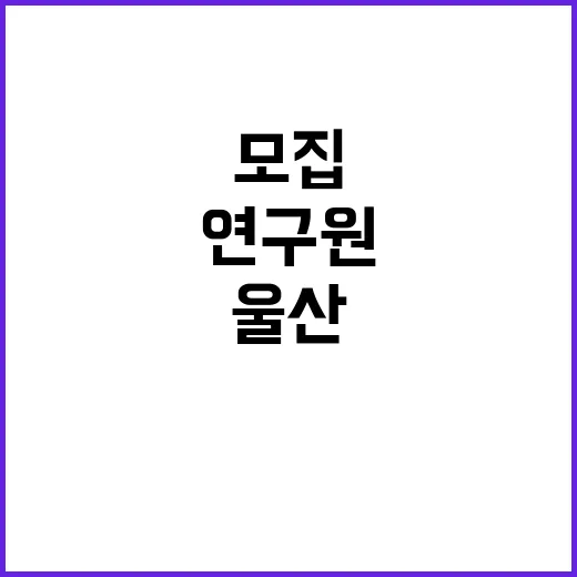 계약직 연구원A(경기,울산,전북응급의료지원센터) 채용 재공고