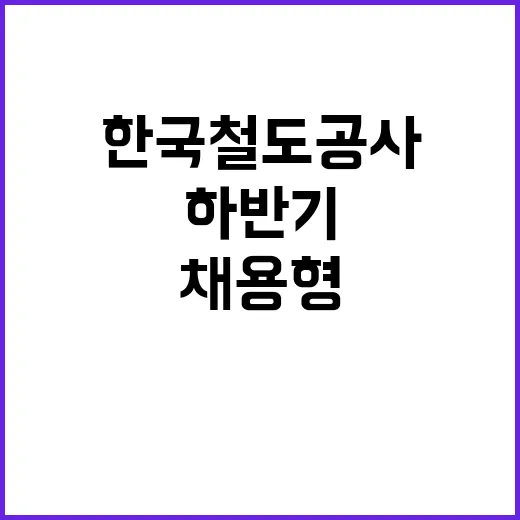 한국철도공사 청년인…