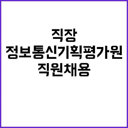 정보통신기획평가원 …