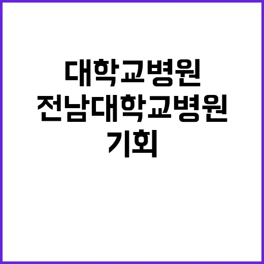 전남대학교병원 정규…