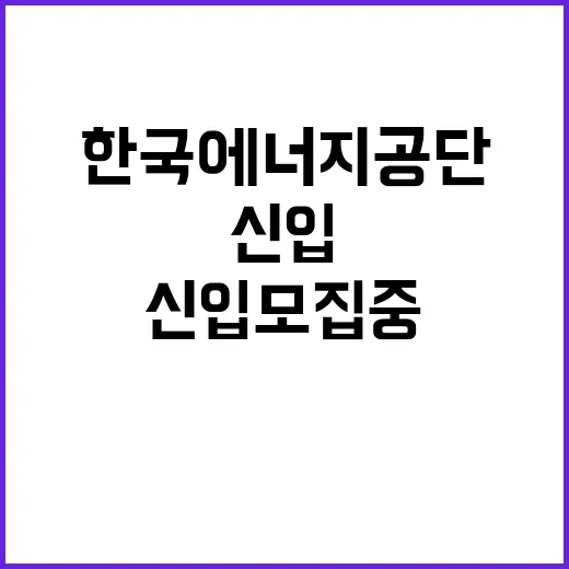 한국에너지공단 정규…