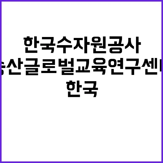 한국수자원공사 비정…