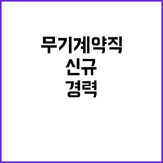 국립암센터 무기계약…