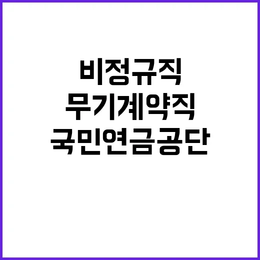 국민연금공단 무기계…