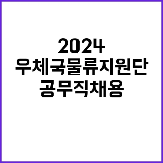 (재)우체국물류지원…