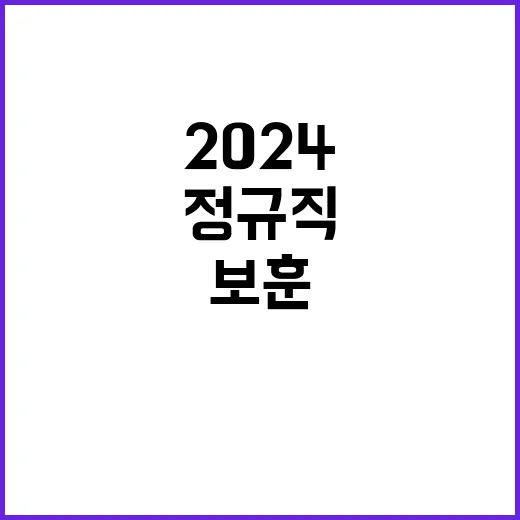 2024년 제3차 정규직 채용공고(장애인·보훈 제한경쟁)