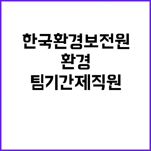 한국환경보전원 비정…