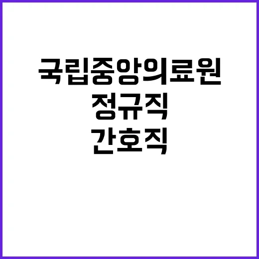 간호직 6급(광역응급의료상황팀) 채용 공고