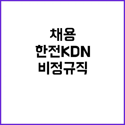 한전KDN 비정규직…