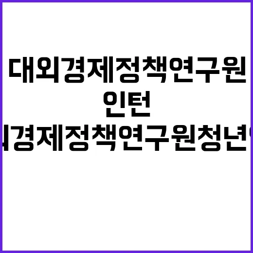 대외경제정책연구원 …