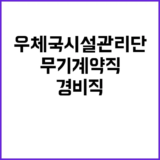 (재)우체국시설관리…