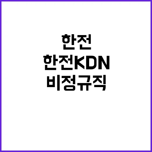 한전KDN 비정규직…