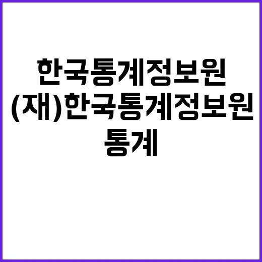 2025년 한국통계정보원 기간제 근로자 채용 공고