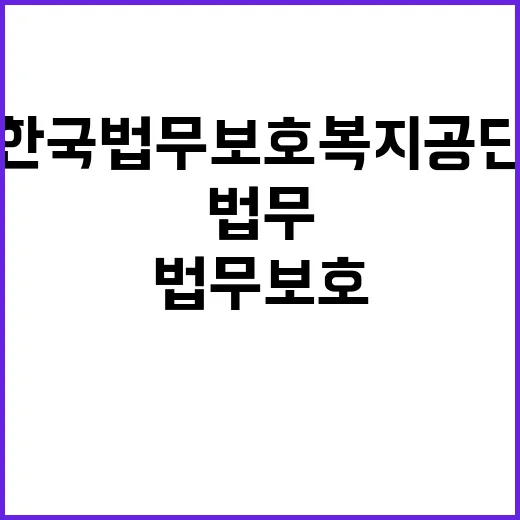 2025년 한국법무보호복지공단 강원지부 별정직(취업지원직) 경력경쟁채용시험 공고