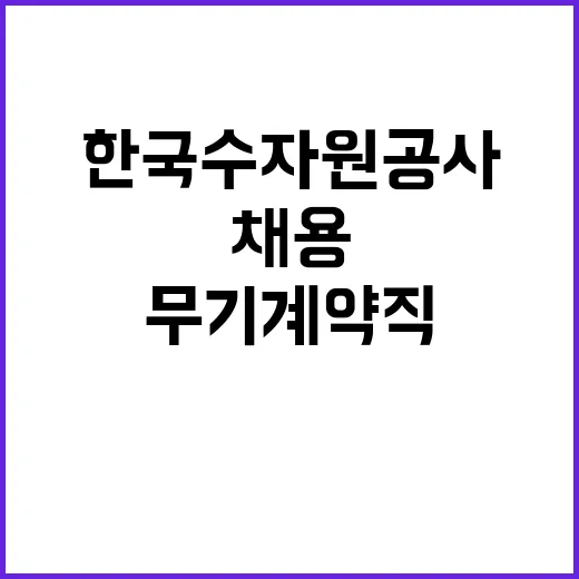 [한국수자원공사] 팔당권지사 및 충주수도지사 실무직(사무관리_고객관리) 채용 공고(장애인 제한 채용)