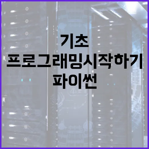 파이썬 기초로 프로…