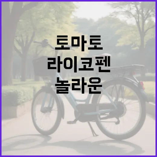 토마토 라이코펜의 …