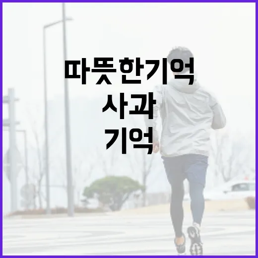 사과가 전하는 따뜻…
