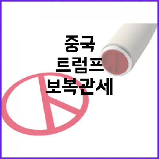 트럼프의 관세 정책…