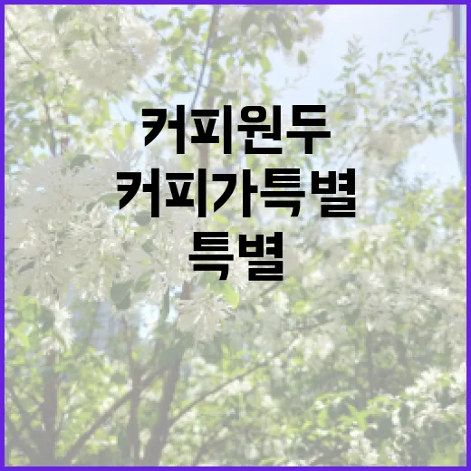 커피원두의 매력, …