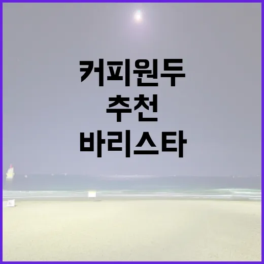 커피원두의 매력: …
