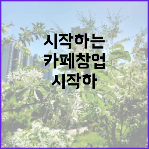 커피원두로 시작하는 꿈의 카페 창업 비법