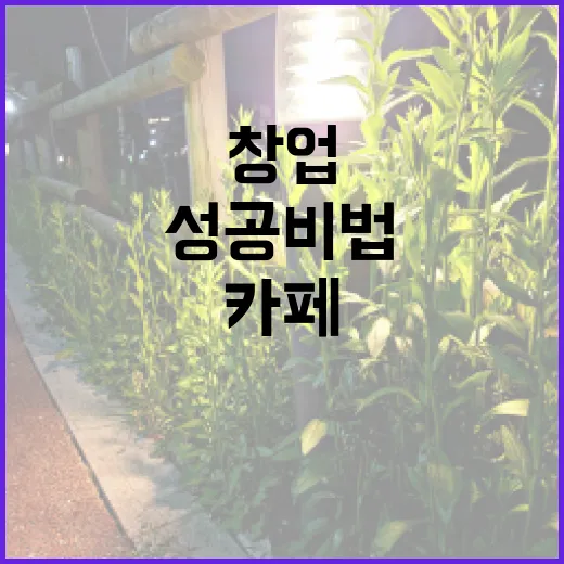 디저트 창업, 카페에서의 성공 비법