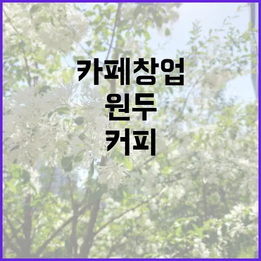 커피원두의 매력, 카페 창업의 시작
