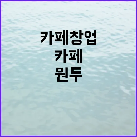 커피원두, 카페 창업의 비밀을 파헤치다