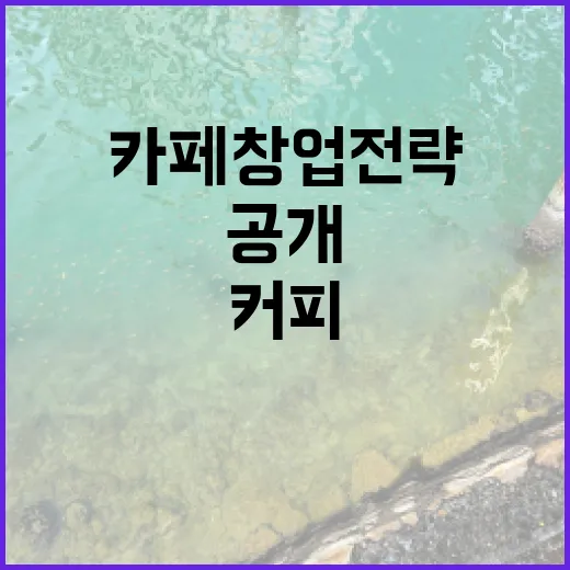 커피원두로 차별화된 카페 창업 전략 공개!