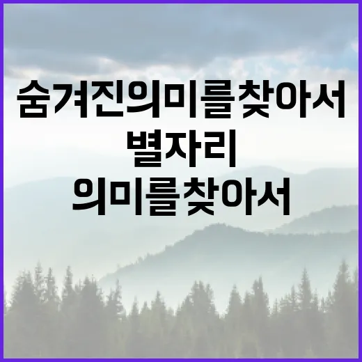 별자리와 소통하는 법… 숨겨진 의미를 찾아서