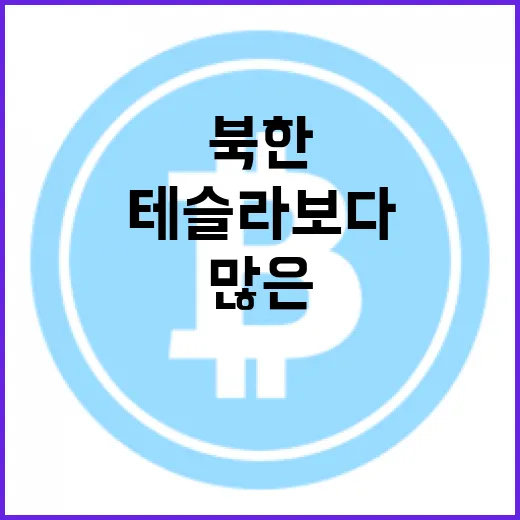북한 비트코인, 테슬라보다 많은 비밀이 있다