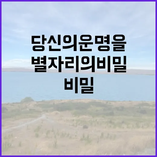 별자리의 비밀… 당신의 운명을 엮다